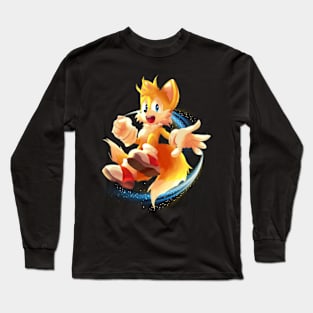 Sonic miles tail prower magic Long Sleeve T-Shirt